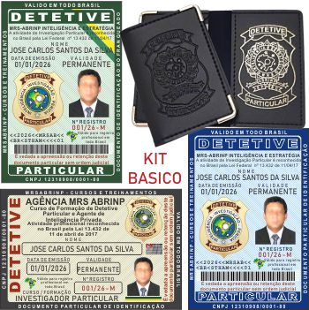 Carteira do Curso de Detetive Particular 1