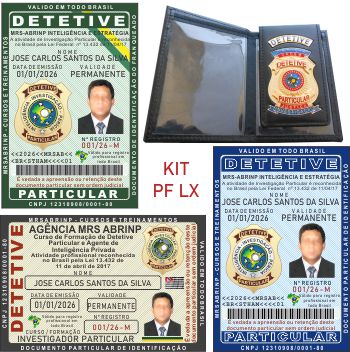 Carteira do Curso de Detetive Particular 2